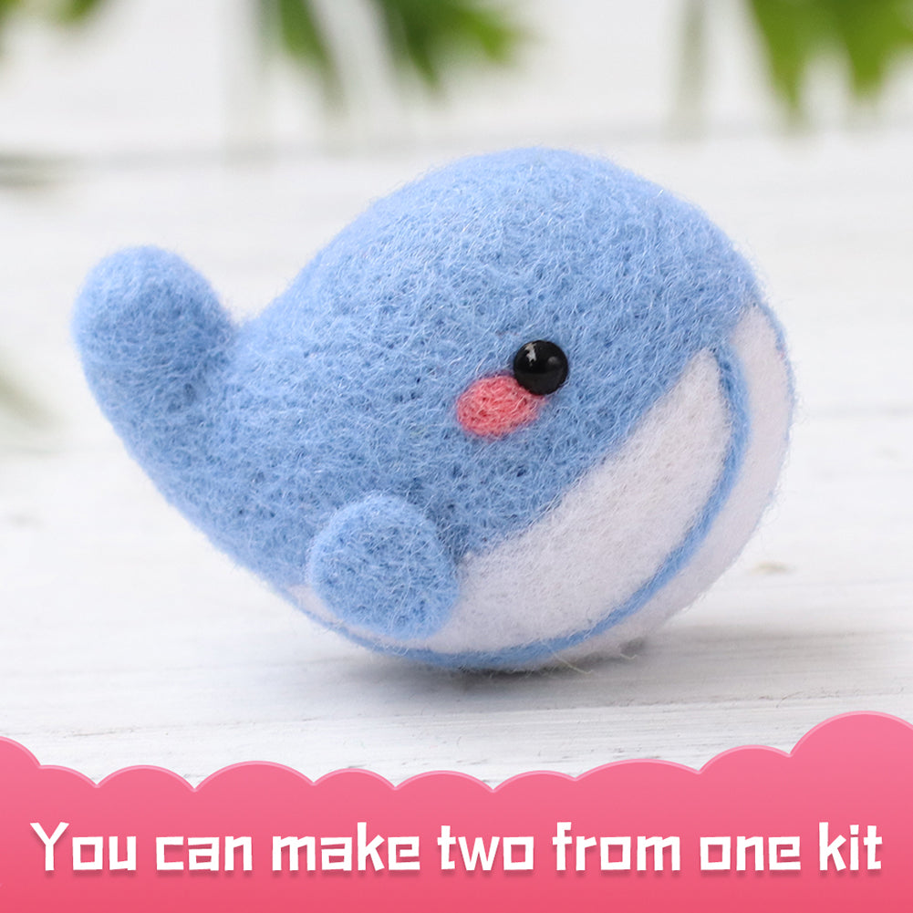 Whale Willy Needle Felting Kit (1 Kit for 2)