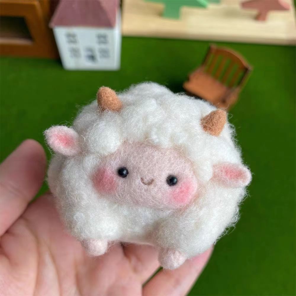 Cute Sheep Needle Felting Kit